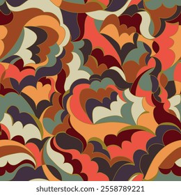 Abstract pattern in a bright palette