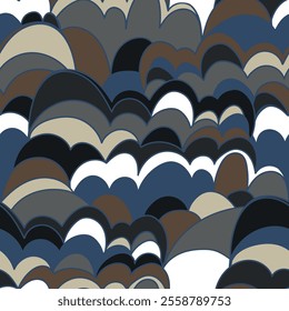 Abstract pattern in a bright palette