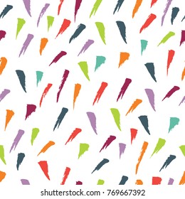Abstract pattern with brush strokes Colorful background