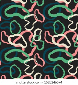 Abstract pattern with brush strokes. Perfect design for posters, cards, textile, web pages.