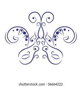 Abstract Pattern Butterfly Stock Vector (Royalty Free) 36664222 ...