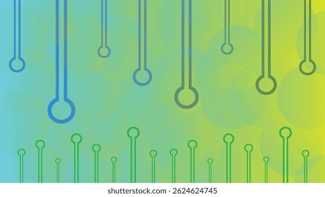 abstract pattern by yellow and green colour