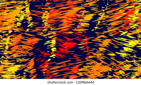 Abstract pattern of chaotic color strokes, dots, scratches Element for bright packaging, tile, textile, background, wallpaper, cover design. Brush strokes, strokes, streaks of paint