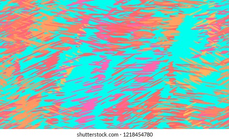 Abstract pattern of chaotic color strokes, dots, scratches The idea of bright packaging design, tiles, textiles, backgrounds, wallpapers, covers Brush strokes, strokes, streaks of paint