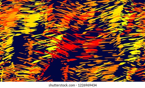 Abstract pattern of chaotic color strokes, dots, scratches Element for bright packaging, tile, textile, background, wallpaper, cover design. Brush strokes, strokes, streaks of paint