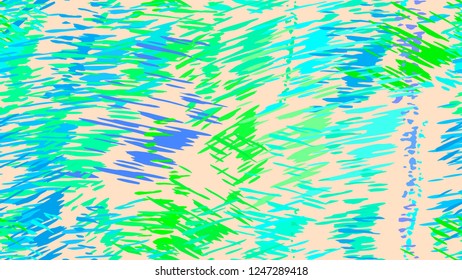 Abstract pattern of chaotic color strokes, dots, scratches. The element of effective packaging design, tiles, textiles, backgrounds, wallpapers, covers. Brush strokes, strokes, streaks of paint.