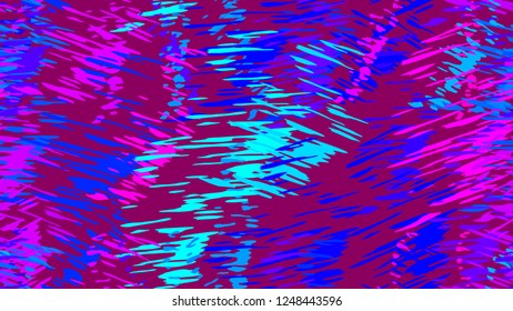Abstract pattern of chaotic color strokes, dots, scratches. Element for bright packaging, tile, textile, background, wallpaper, cover design. Brush strokes, strokes, streaks of paint.