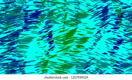 Abstract pattern of chaotic color strokes, dots, scratches. The element of effective packaging design, tiles, textiles, backgrounds, wallpapers, covers. Brush strokes, strokes, streaks of paint.