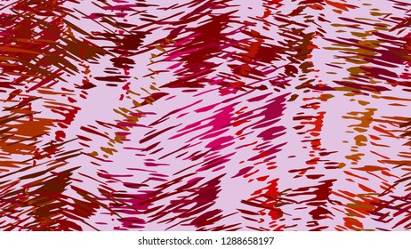 Abstract pattern of chaotic color strokes, dots, scratches. The idea of modern packaging design, tiles, textiles, backgrounds, wallpapers, covers. Brush strokes, strokes, streaks of paint.