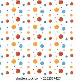Abstract pattern with Christmas toys on white background. Beautiful element for your New Year background. Decorative elenemnt, poster, cards, print.
