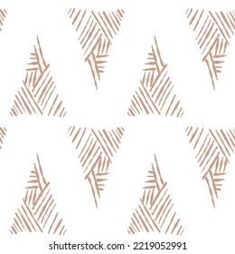 Abstract pattern of Christmas trees . Print for wrapping paper