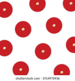 Abstract pattern with circle fan