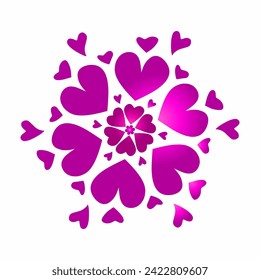The abstract pattern of the circle pattern has an explicit meaning