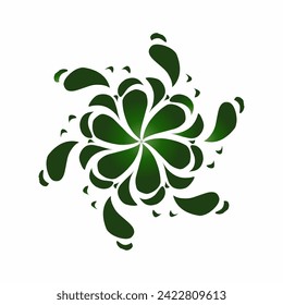 The abstract pattern of the circle pattern has an explicit meaning