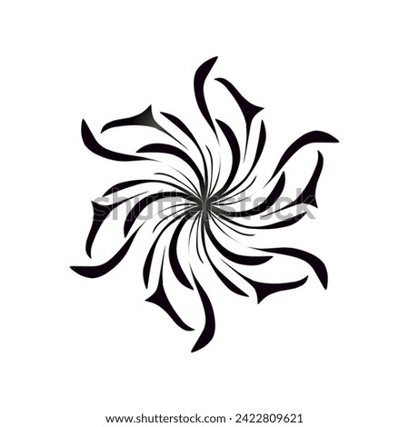 The abstract pattern of the circle pattern has an explicit meaning