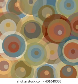 Abstract pattern with circles