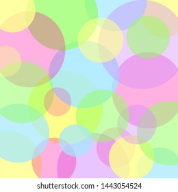 Abstract pattern of circles of different sizes.