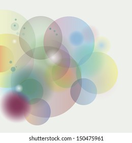 Abstract pattern with circles. Glare, bright.Vector illustration