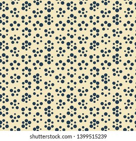 Abstract pattern with circles. Vector, fabric abstract seamless pattern