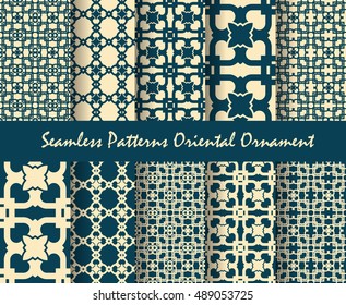 abstract pattern collection to make seamless wallpaper or background