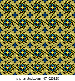 Abstract pattern color decoration doodles