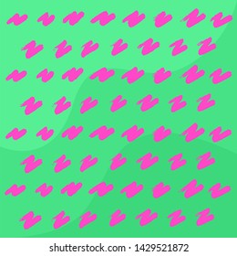 Abstract pattern with color hand drawn stroke shapes - Vector EPS