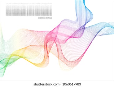 Abstract pattern color line background,EPS10