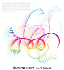 Abstract pattern color line background,EPS10