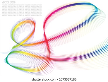 Abstract pattern color line background,EPS10