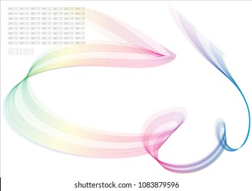 Abstract pattern Color line background,EPS10