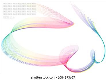 Abstract pattern color line background,EPS10