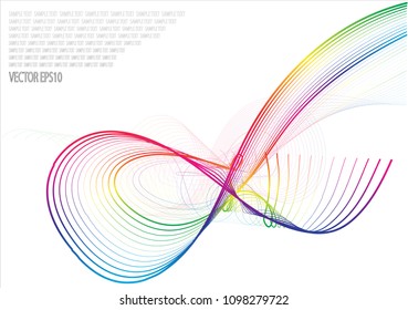 Abstract pattern Color line background,EPS10