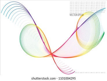 Abstract pattern Color line background,EPS10