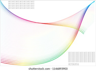 Abstract  pattern colored line background,EPS10