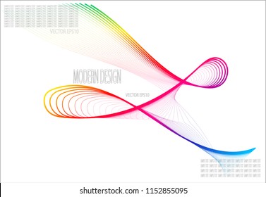 Abstract  pattern colored line background,EPS10