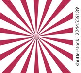 Abstract pattern with colorful beams of 2023 trend color. Banner element for show, fair. Color of the year 2023- Viva Magenta