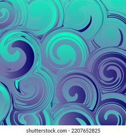 Patrón abstracto. Coloridos círculos de fondo abstracto. Ilustración vectorial.
