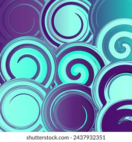 Abstract pattern. Colorful circles abstract background. Vector illustration.