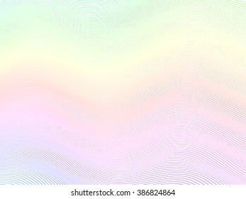 Abstract pattern. Colorful curve lines. Abstract waves. Lines distortion. Abstract colorful wireframe distortions. Vector rhythmic composition. Line art. Striped background. Decorative waves