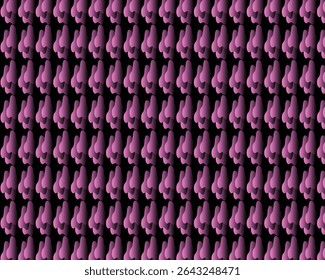 Abstract Pattern of Colorful Elliptical Shapes on a Black Background