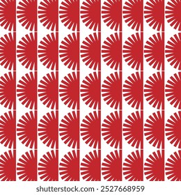 Abstract pattern with colorful geometric shapes and bold wave designs
