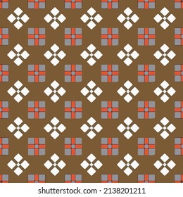 Abstract pattern with colorful repeating decorative elements. Great for textiles, fabrics, home ornaments.