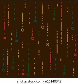 Abstract pattern. Colorful trendy design. Vector background.