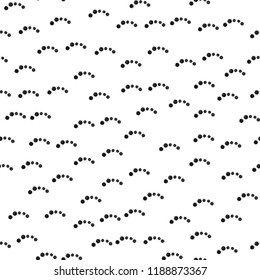 Abstract Pattern Coloring black dots. For your design. Vector.