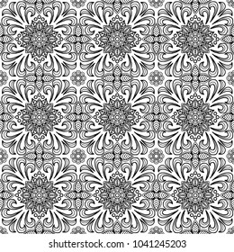 Abstract pattern for coloring doodle Sketch