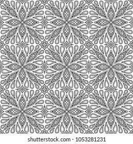 Abstract pattern for coloring doodle Sketch