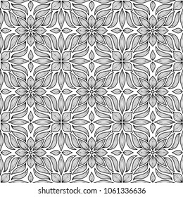 Abstract pattern for coloring doodle Sketch