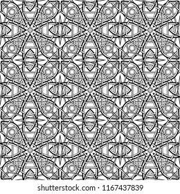 Abstract pattern for coloring doodle Sketch