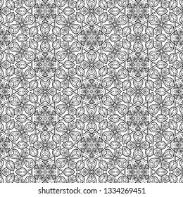Abstract pattern for coloring doodle Sketch good mood