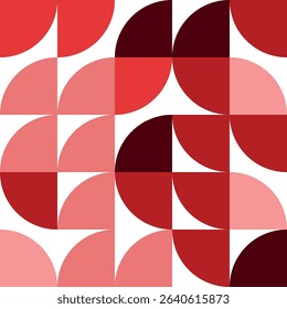 Abstract pattern composed of randomly distributed red elements against a white background.